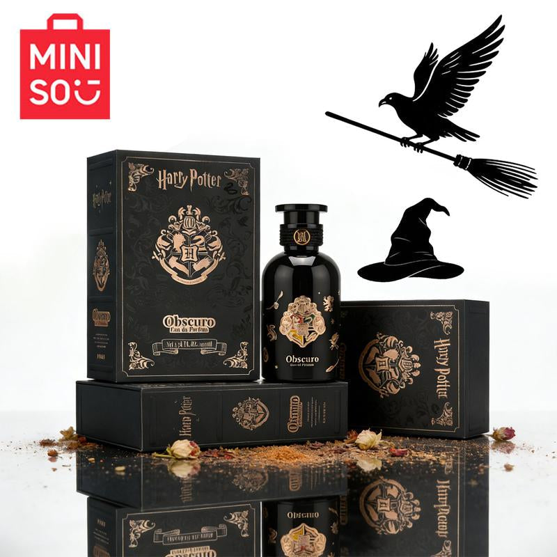 Miniso&Harry Potter Perfume | Obscuro Perfume| Eau De Parfum 100Ml (3.4 Fl.Oz.) | Saffron,Amber,Vanilla | Floral & Spicy | Made with Clean & Vegan Essentials Oils | Cruelty Free Fragrance Perfume Valentine'S Day