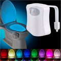 Veilleuse WC à LED 8 couleurs avec détecteur de mouvement