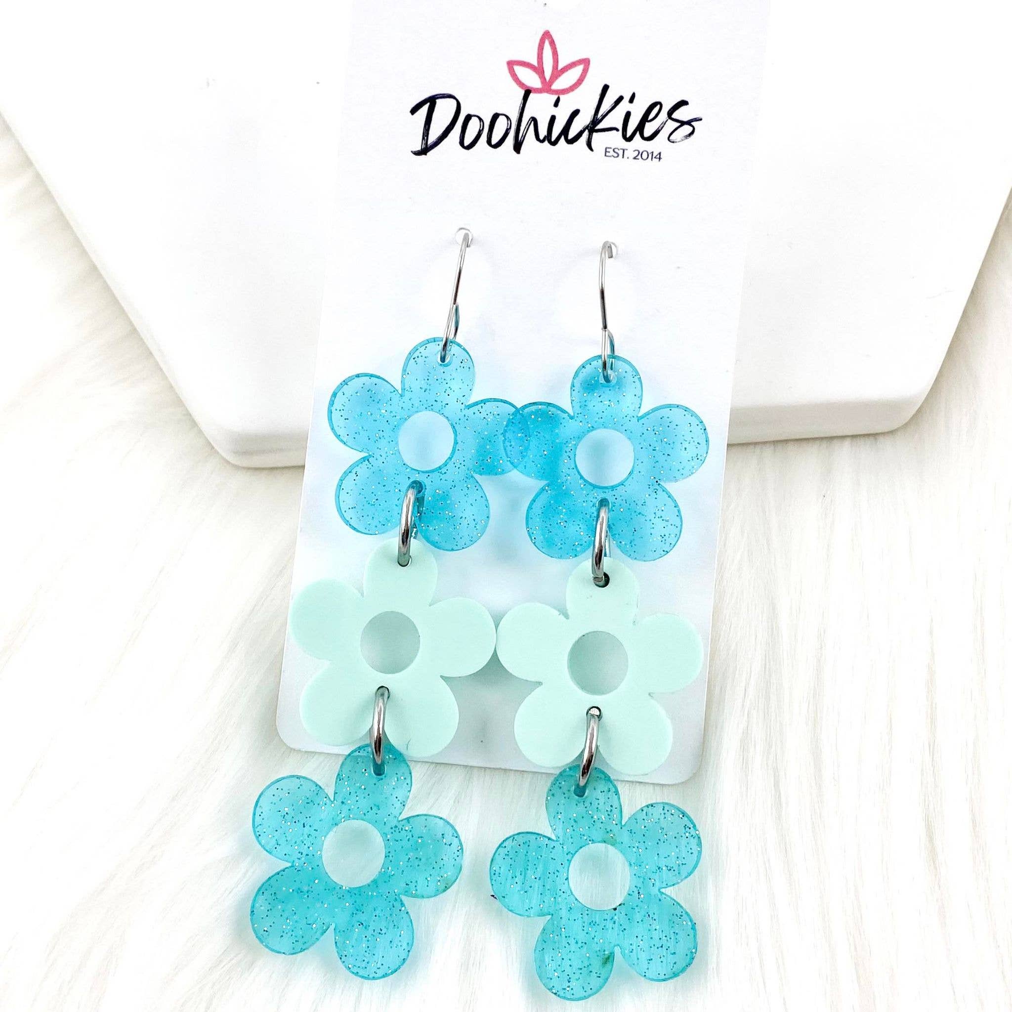 Shimmer Pastel Daisy Blossom Drops