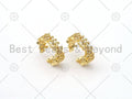 Baguette CZ Adjustable Ring, Sku#X209
