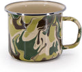 Golden Rabbit Enamelware Camouflage 24 oz Grande Mugs - Set of 4
