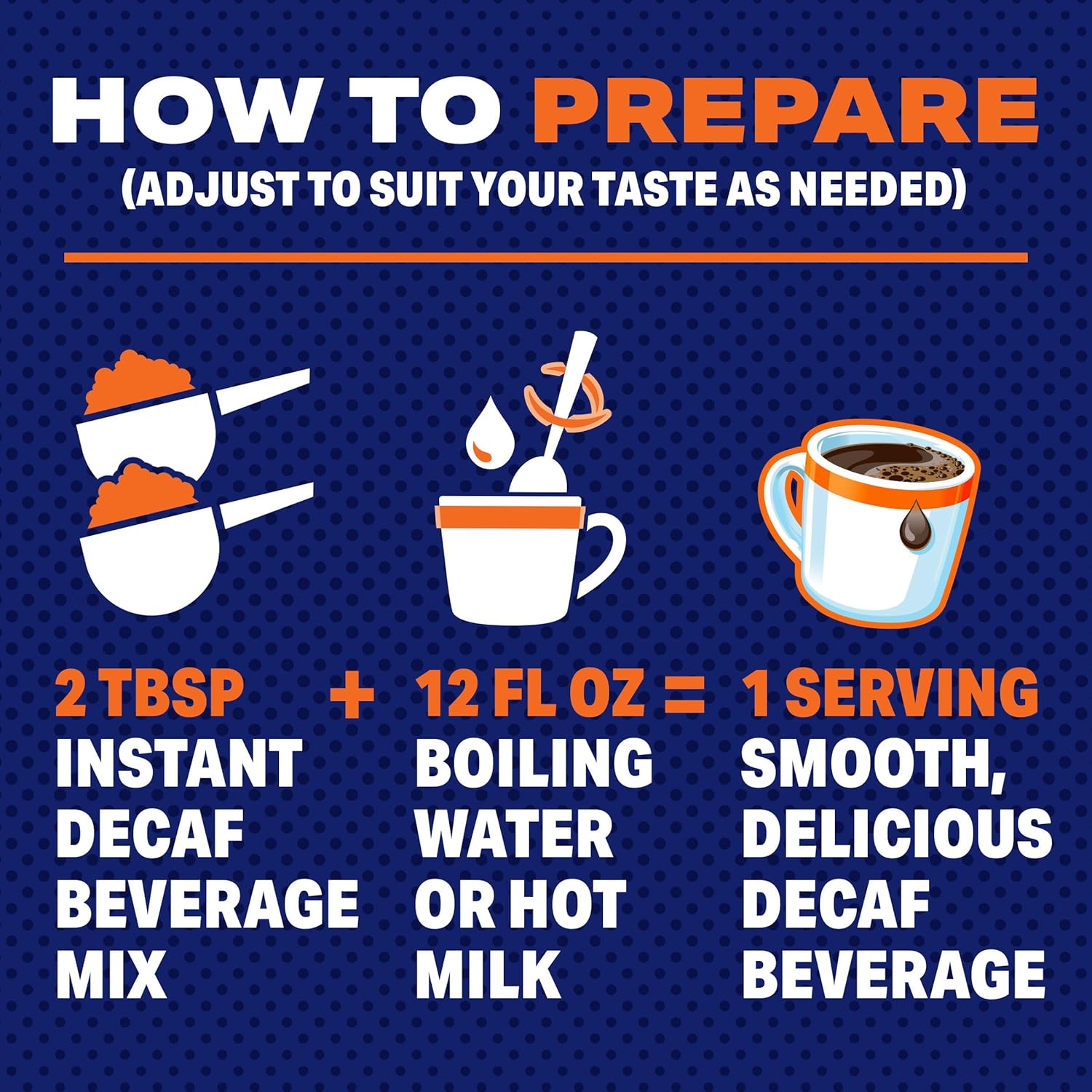 Maxwell House Préparation instantanée pour boisson de style café, décaféinée et sans sucre, facile à préparer, 1 boîte, pour un café rapide le matin ou une gâterie l'après-midi, café vanille française, produits laitiers casher, 121,9 g