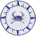 Golden Rabbit Enamelware - Blue Crab Pattern 10.5 inch Dinner Plate
