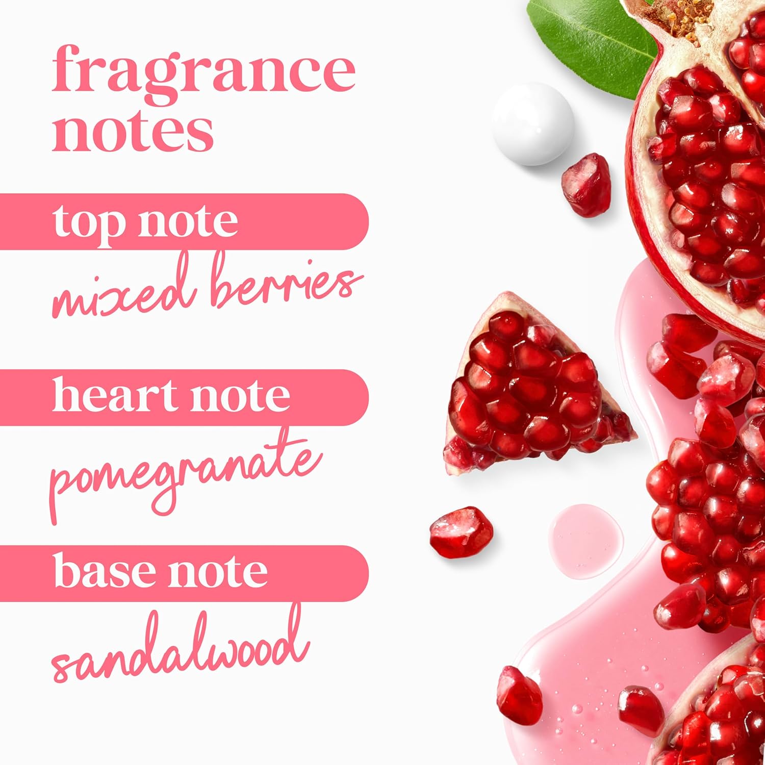 Pain lavant Dove au marc de pompe, grenade et hibiscus pour une peau douce et hydratée pendant 24 h, nettoyant hydratant pour la peau sans sulfates ni parabènes 30,6 oz
