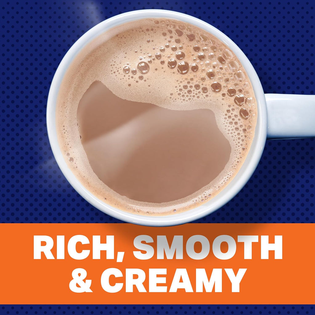 Mélange pour boisson instantanée style café Maxwell House, décaféiné et sans sucre, facile à préparer, 1 boîte, pour un café rapide le matin ou une gâterie l'après-midi, Café mocca suisse, lait casher, 124 g