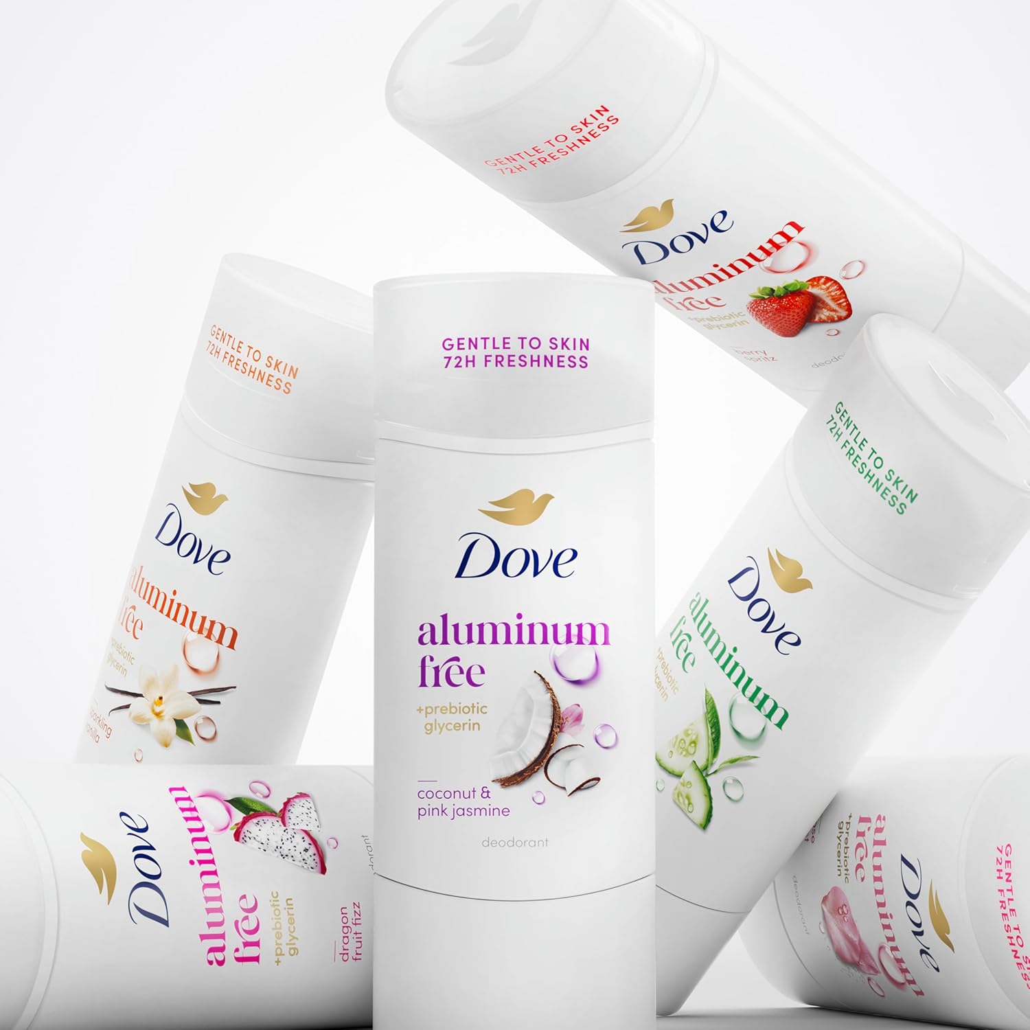 Dove Déodorant Stick Sensitive – Protection anti-odeurs 72h sans aluminium 68 g