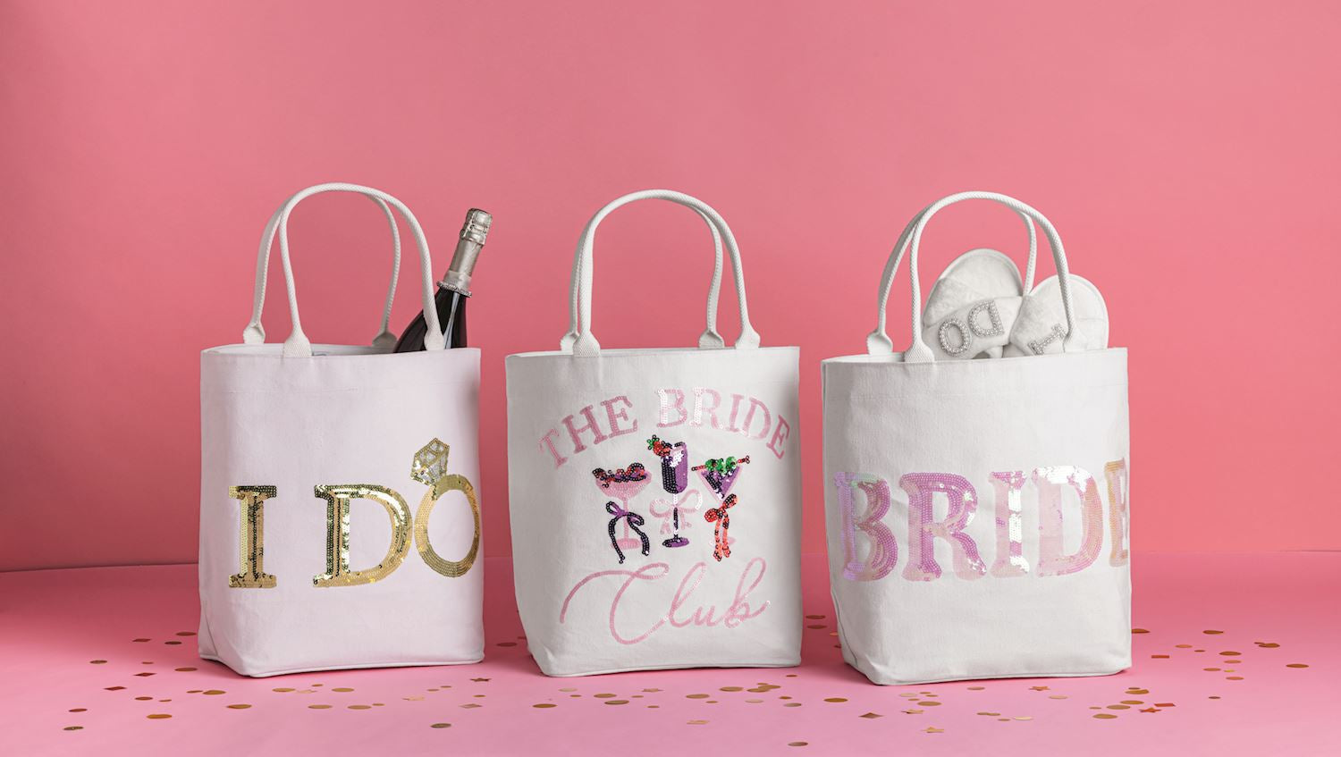 White Bride Sparkle Tote