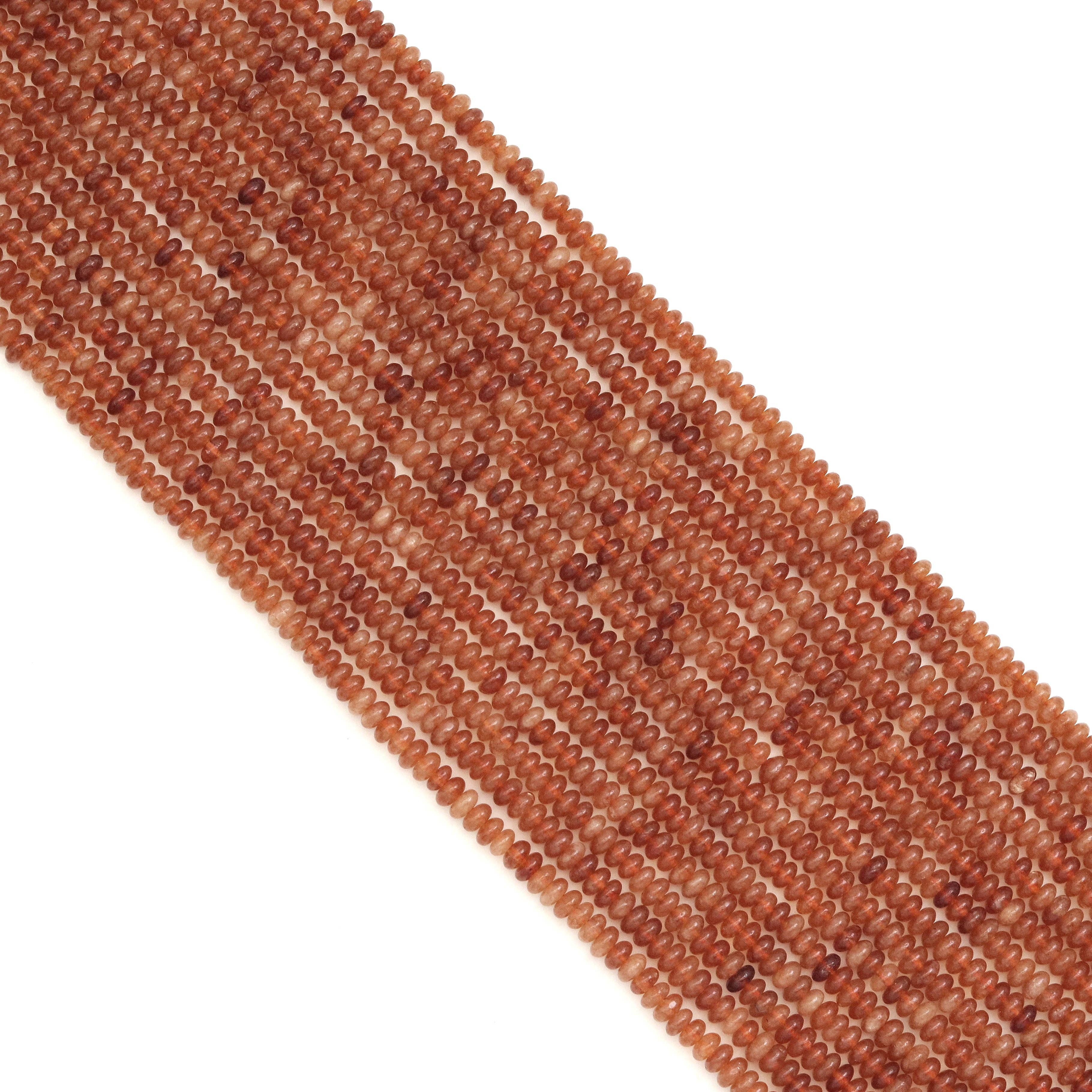 2x4mm Rondelle Smooth Garnet Beads, Sku#U1954