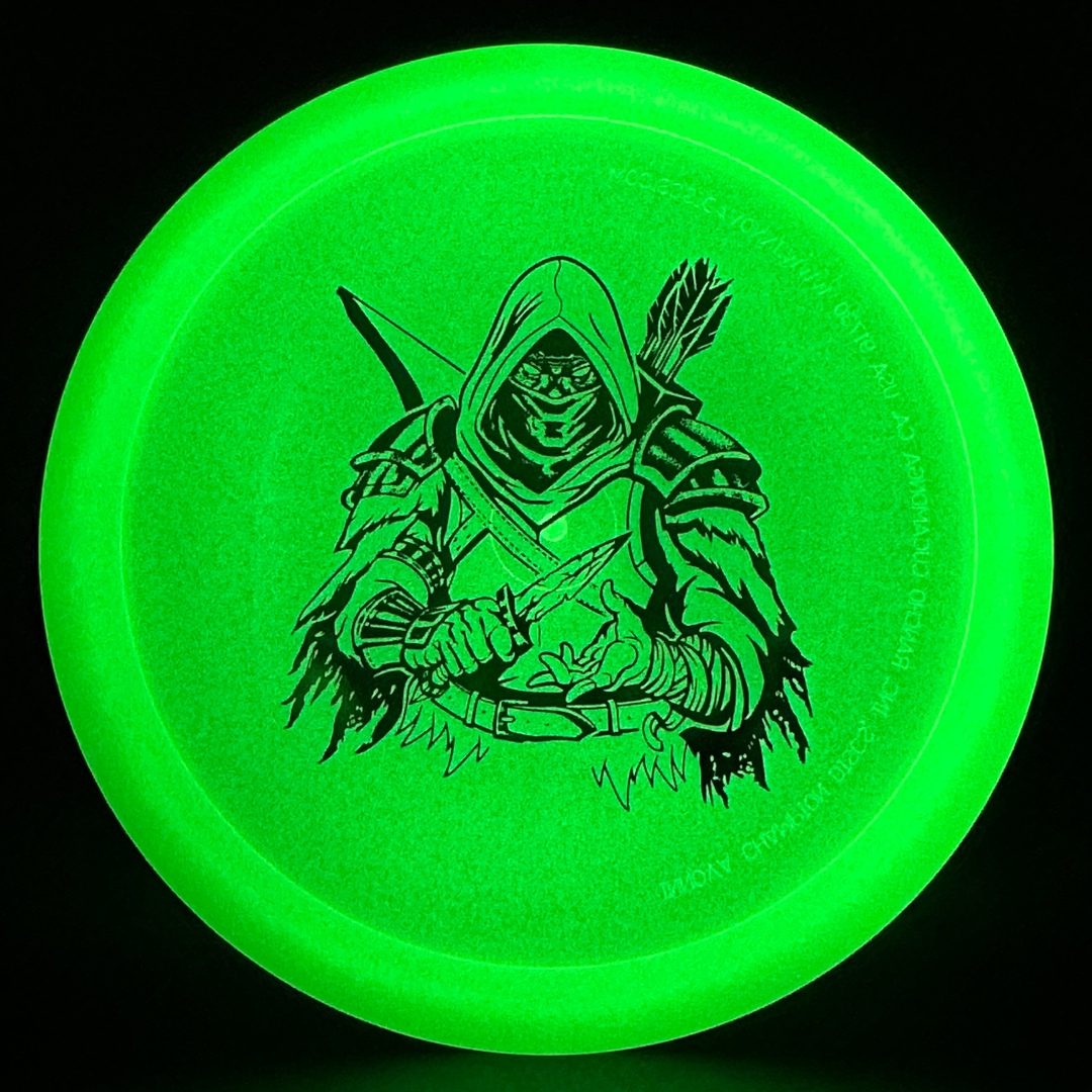 Classic Glow Champion Fairway Disc - Dark Rebel