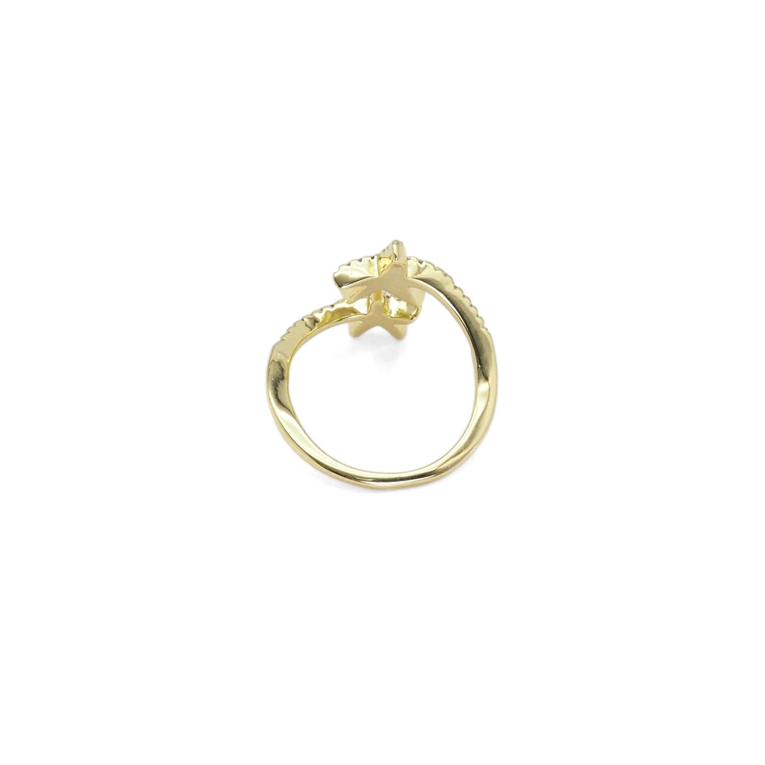 CZ Gold Starfish Adjustable Ring, Sku#LX418