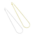 Silver Gold Wheat Chain  Necklace, Sku#LD552