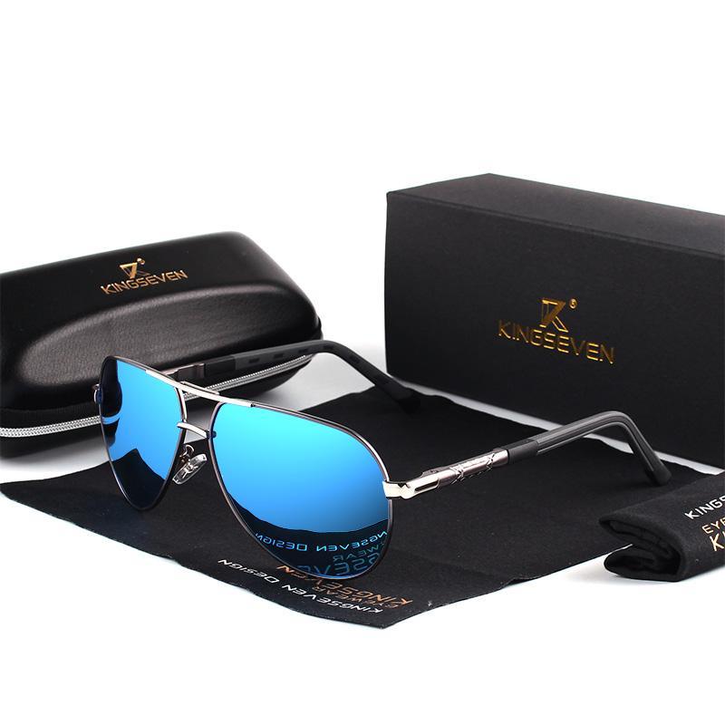 Été Luxe Aluminium Magnésium Homme Rétro Aviation Lunettes de Soleil Populaires Polarisées Homme Miroir Lunettes Accessoires de Lunettes Pour Homme