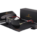Été Luxe Aluminium Magnésium Homme Rétro Aviation Lunettes de Soleil Populaires Polarisées Homme Miroir Lunettes Accessoires de Lunettes Pour Homme