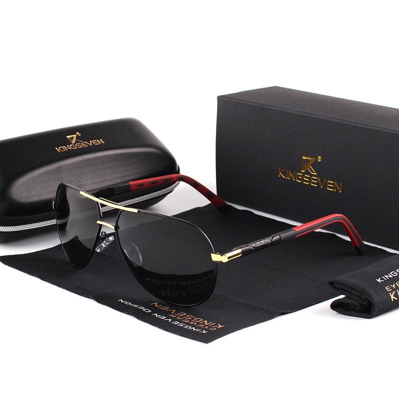 Été Luxe Aluminium Magnésium Homme Rétro Aviation Lunettes de Soleil Populaires Polarisées Homme Miroir Lunettes Accessoires de Lunettes Pour Homme