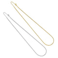 Silver Gold Thin Box Chain Adjustable Necklace, Sku#A302
