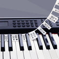 Removable Piano Key Stickers Note Labels for 88 Key Full Size Silicone Reusable Piano Keyboard Stickers for Beginners Comes with Box(Black)