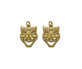 Gold Mask Charm, Sku#F1478C