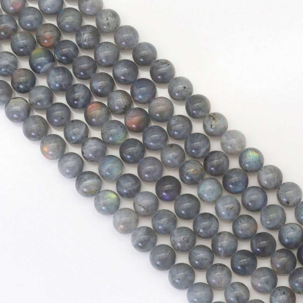 Genuine Labradorite Round Smooth Beads, 8mm/10mm/12mm, Sku#U