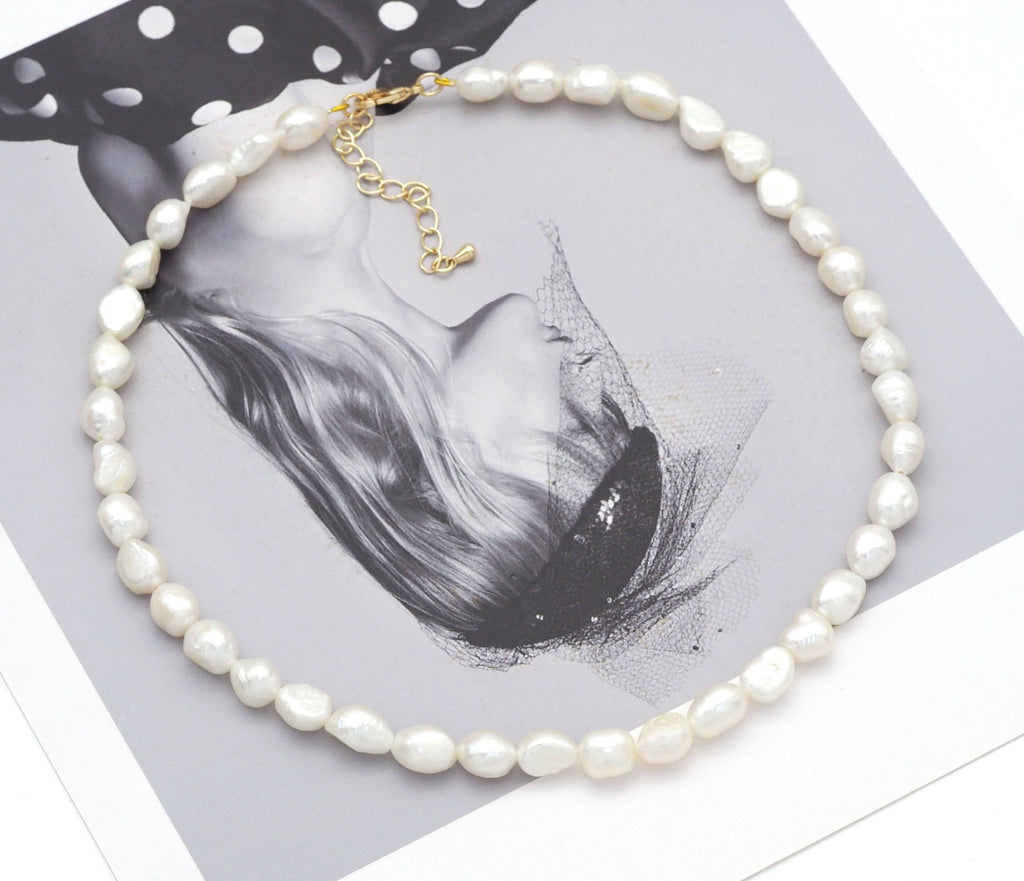 Freshwater Pearl Adjustable Necklace,sku#EF243