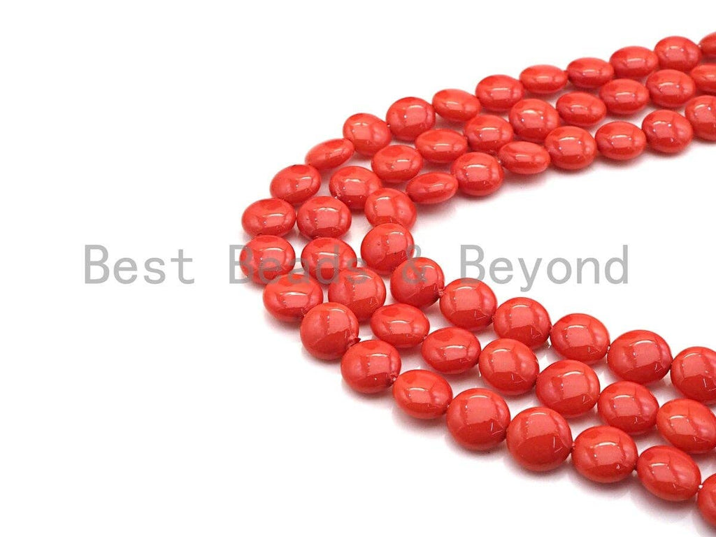Mother of Pearl Coin Shape beads, Orange Mother of Pearl, Black Mother of Pearl,  5x10mm, sku#T127