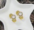 Big Clear CZ Cuban Link Chain Ring, Sku#LK740