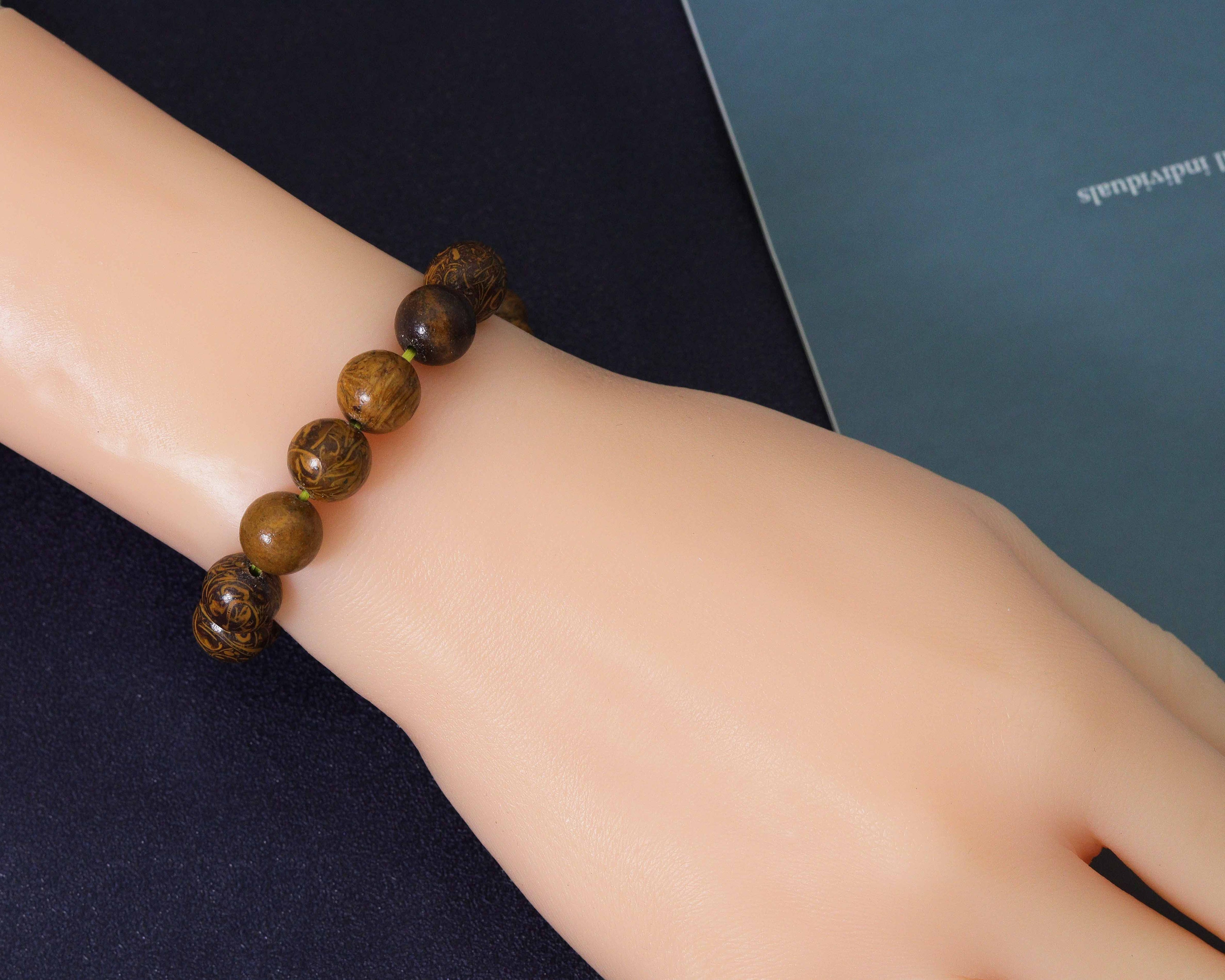 Elephant Skin Jasper Stretchy Bracelet, Sku#EF127