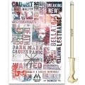Harry Potter Daily Prophet Newspaper Journal with Wand Pen
