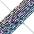 New!!! Mystic Agate Round Faceted Beads, Sku#U1761