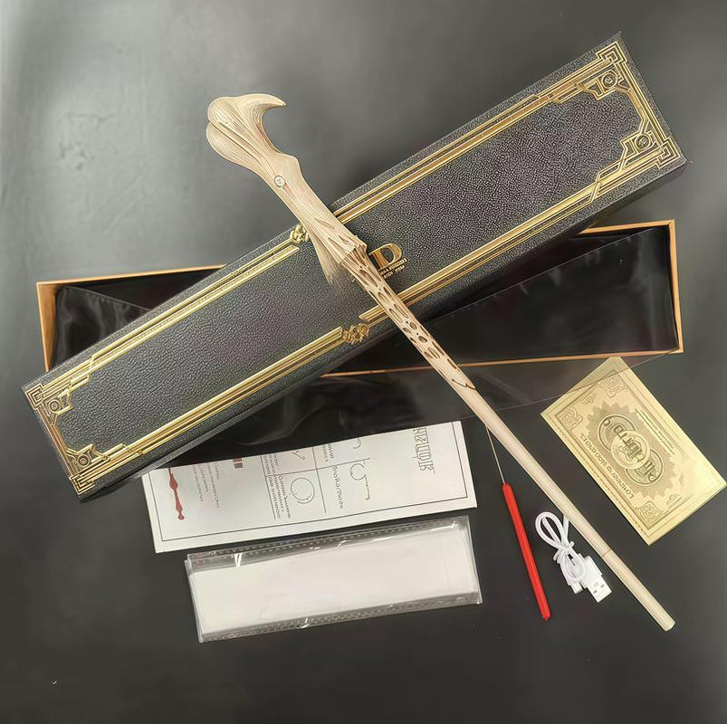 Magic Wand Real Magic Wand Amazing Effect Reproduction Halloween Role Play Tools Stick Costume Role Play Party Dumbledore Props