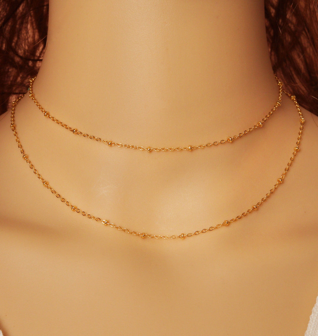Dainty Ball chain by yard, Wholesale chain LX170