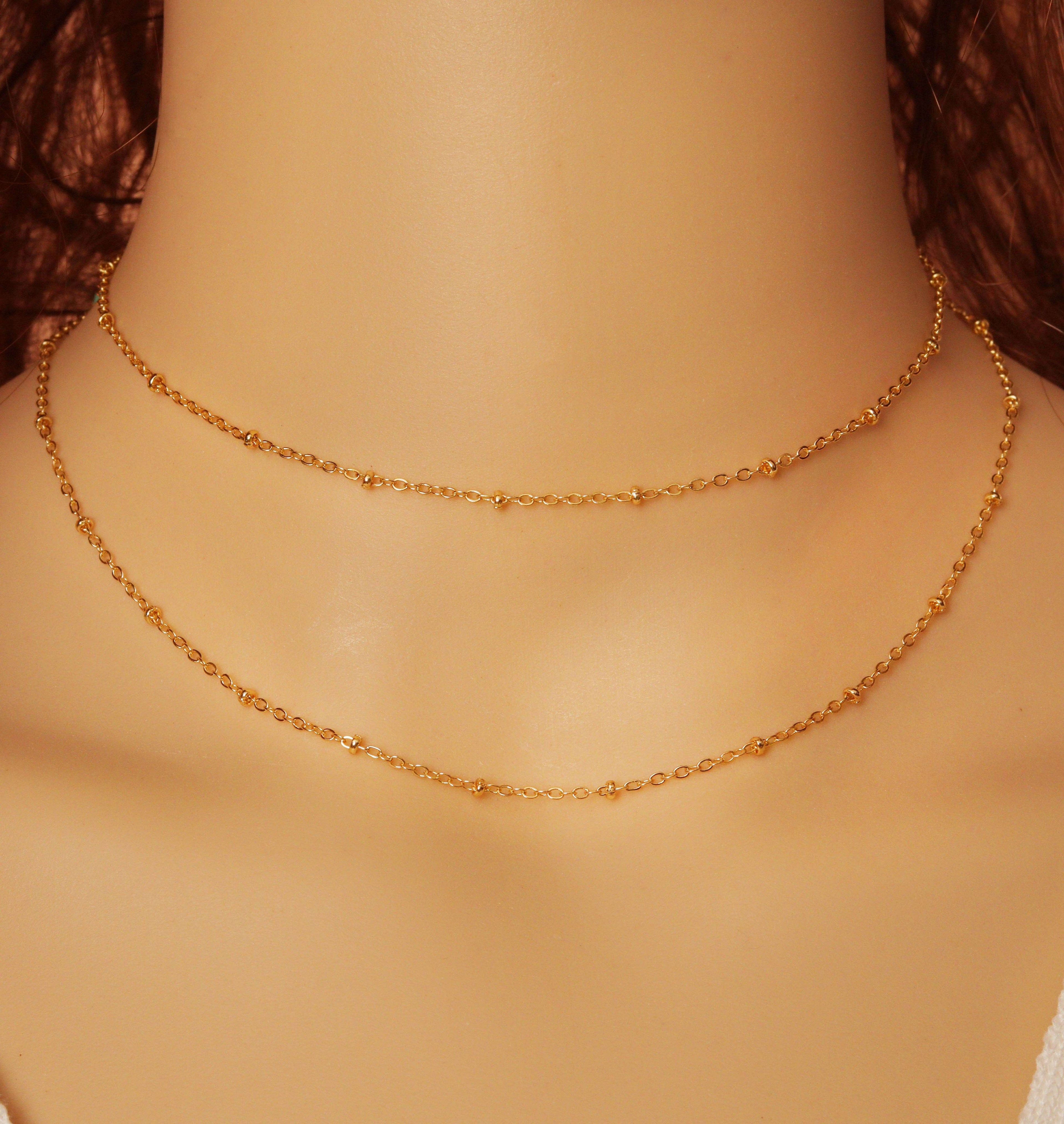 Dainty Ball chain by yard, Wholesale chain LX170