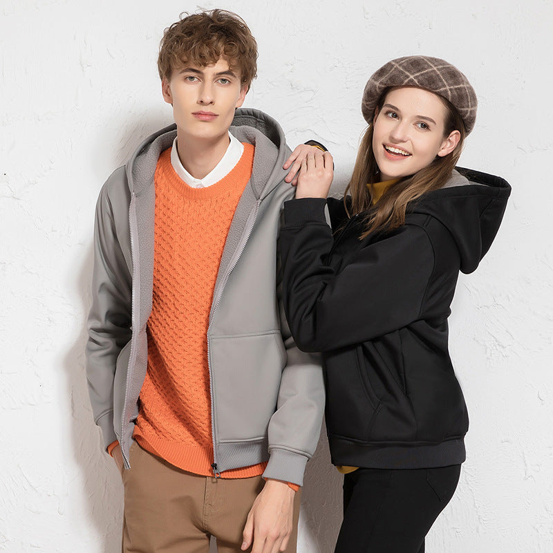 Women's Outdoor Waterproof And Windproof Fleece Jacket