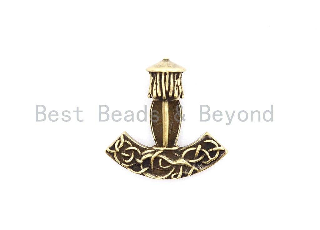 Antique Style Anchor Hook Beads,  Paracord Survival Bracelet Connector Beads,  Men's Jewelry Findings,21x21x7mm,sku#Y121