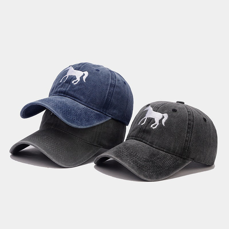 Casquette de baseball de cow-girl vieillie "Horsing Around"