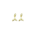 Gold Fish Tail Gold Charm, Sku#LK914