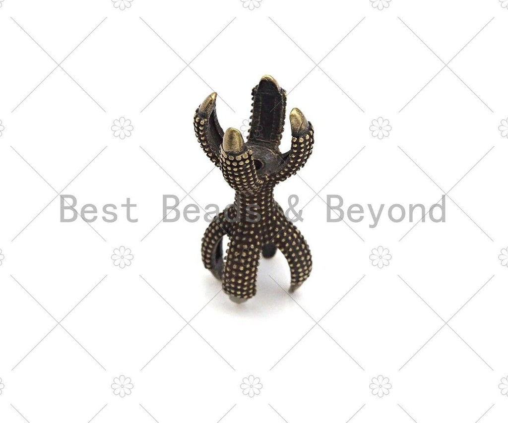 Antique Color Eagle Claw Connector Beads, Game Of Thrones Jewelry, Bracelet Charm, Dragon claw, Men's Jewerly Finidings, 10x24mm, sku#Y271