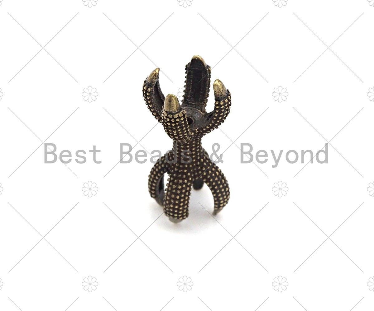 Antique Color Eagle Claw Connector Beads, Game Of Thrones Jewelry, Bracelet Charm, Dragon claw, Men's Jewerly Finidings, 10x24mm, sku#Y271