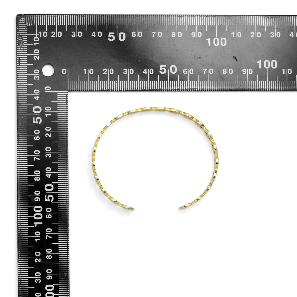 Gold Evil Eye Cuff Bracelet, Sku#A279