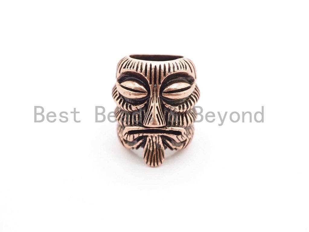 Antique Style Evil Skull Bead, For Paracord EDC Survival Bracelet, Men's Bracelet Beads, Paracord KeyChain Beads,14x16x16mm,1pc,sku#Y125