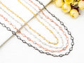 High Quality Teardrop Shape CZ Beaded Rosary Chain, sku#E348