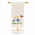 Always On Par Hand Towel   Cream/Multi   20x28