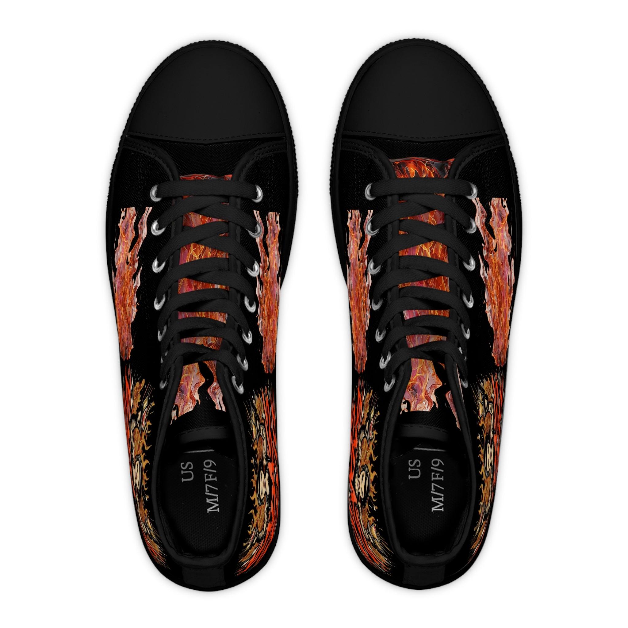 Baskets montantes noires Bad Ass Service pour femme