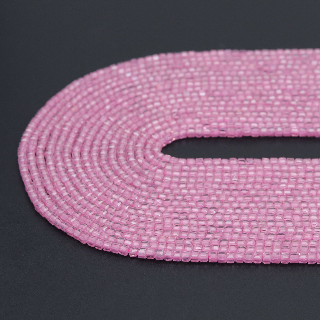 2.5mm Faceted Cube CZ Beads, Sku#U2042