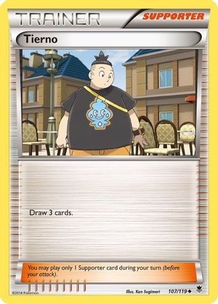 Tierno 107/119 - XY  Phantom Forces