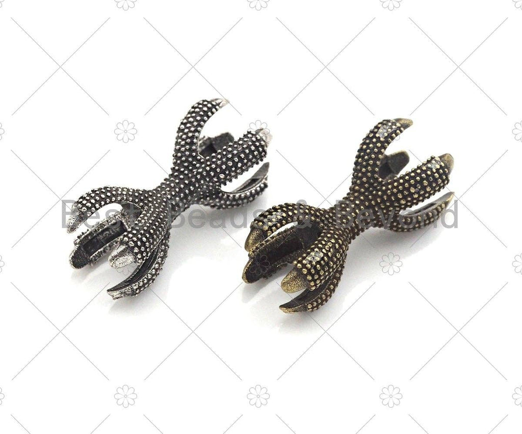 Antique Color Eagle Claw Connector Beads, Game Of Thrones Jewelry, Bracelet Charm, Dragon claw, Men's Jewerly Finidings, 10x24mm, sku#Y271