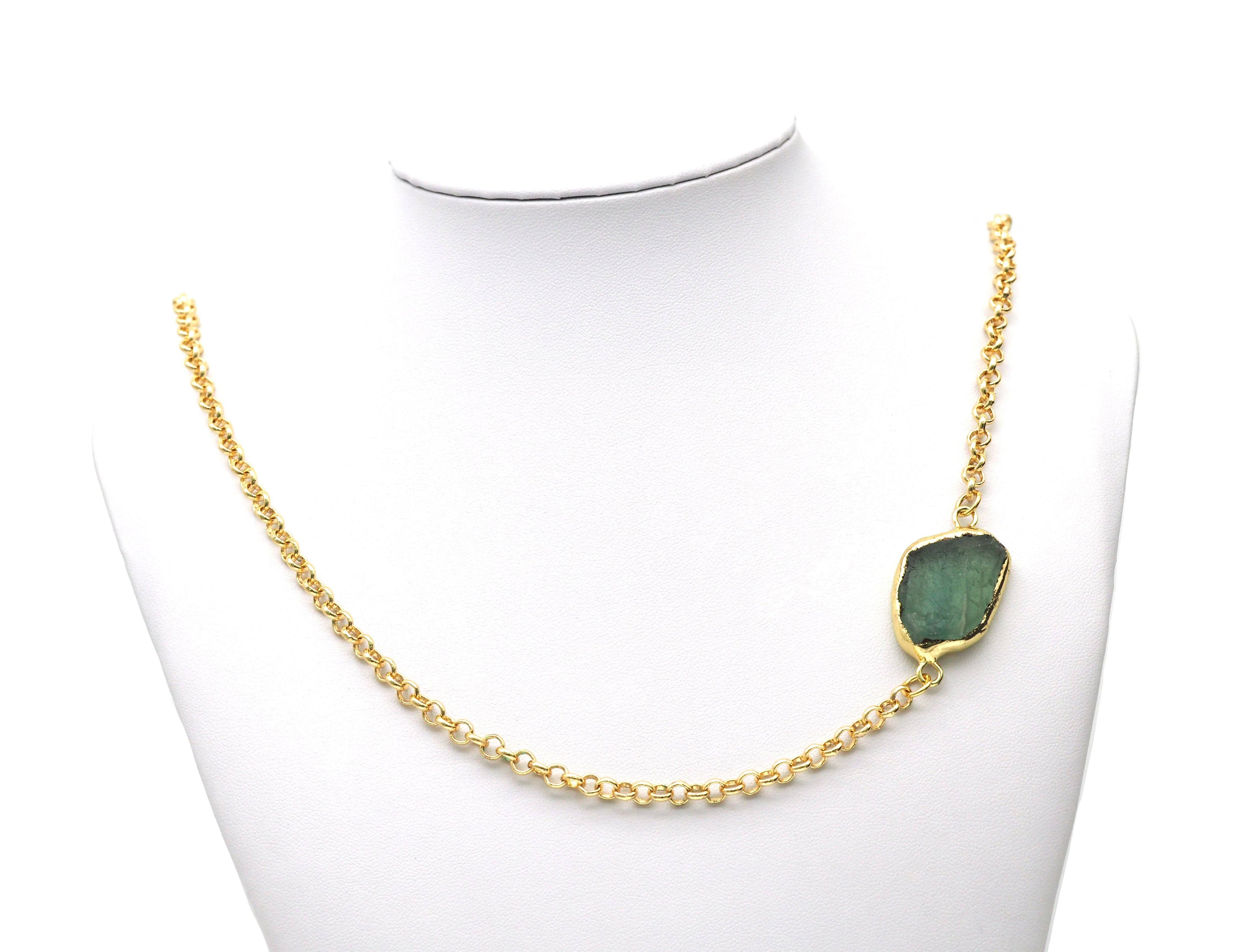 Green Fluorite Pendant, Sku#YT28