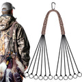 Sangle de transport de gibier TOBWOLF avec 12 boucles antidérapantes pour canards, oiseaux, sauvagine, support de gibier, boucle métallique pour oies, sac de transport de chasse, équipement de chasse au canard en paracorde
