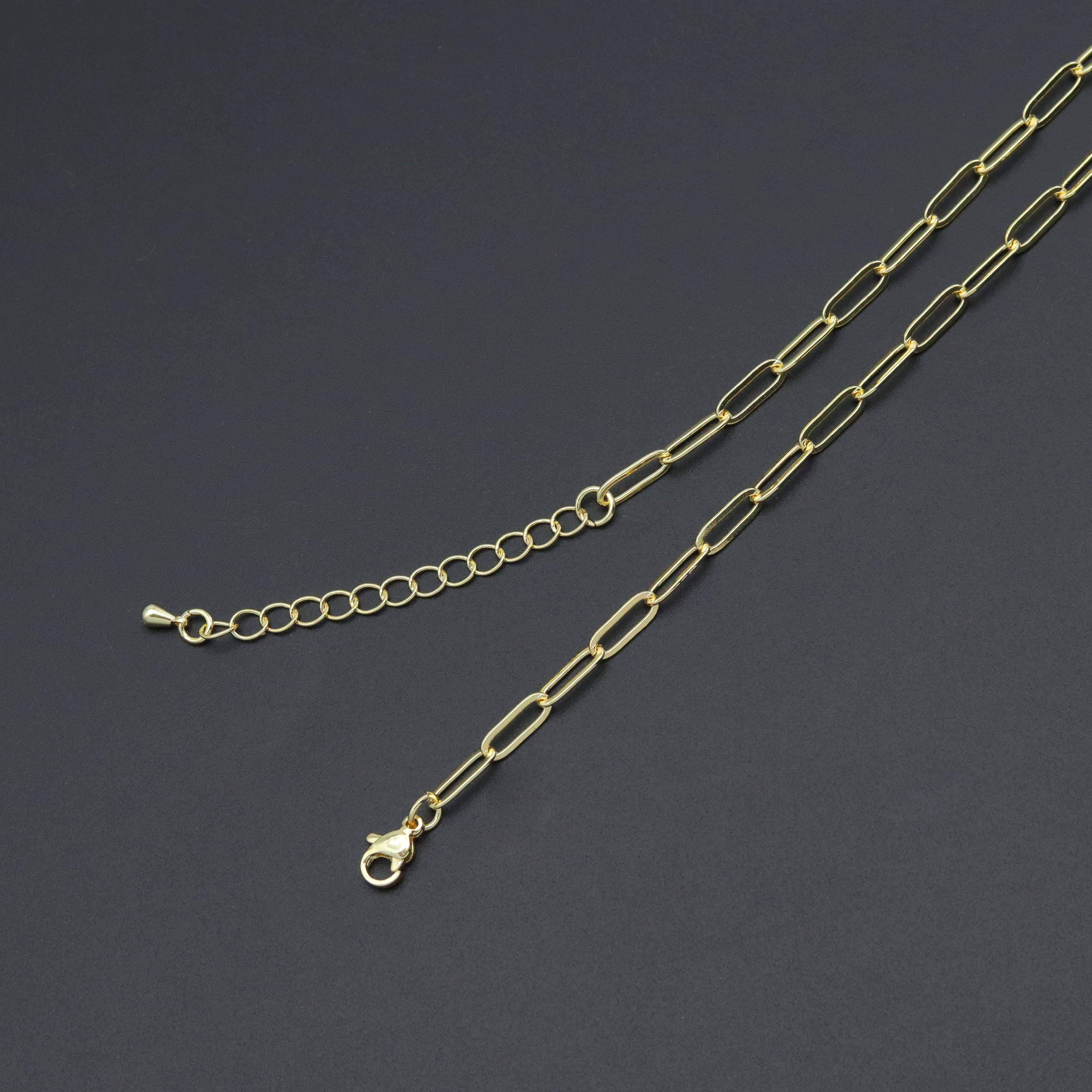 Gold Mother of Pearl Cross Pendant Adjustable Necklace, Sku#EF620