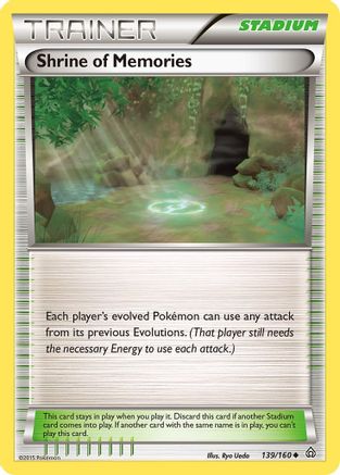 Shrine of Memories 139/160 - XY  Primal Clash Reverse Holofoil