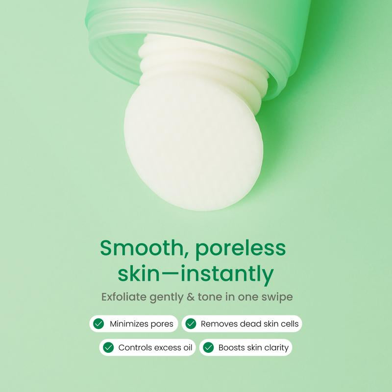 QUIA Dual-Action Toner Pads – Gentle PHA Exfoliation for Sensitive Skin – Instantly Hydrate and Minimize Pores – 70 Soft-Touch Korean Textured Pads – Blackhead and Blemish Control